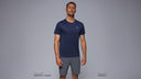 man:Fara Technical Performance T-shirt Eclipse