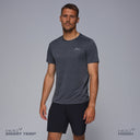 man:Fara Technical Performance T-shirt Blackstone