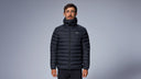 man:Fenrir Men's Black Lightweight Hooded Down Jacket