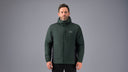 man:Floyen Men’s Aspen Hooded Hybrid Insulated Jacket