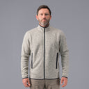 man:Njorunn Full Zip Men’s Stone Technical Alpine Fleece