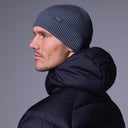 man:Sinni Charcoal Merino Beanie