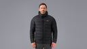man:Thorne Men’s Black All-Mountain Down Jacket