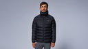 man:Thorne Men's Black Toughened Goose Down Jacket