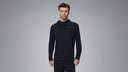 man:Verja Black Lightweight Technical Hoody