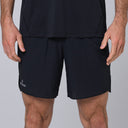 man:Vikja Men's Black 7 Inch Trail Running Short