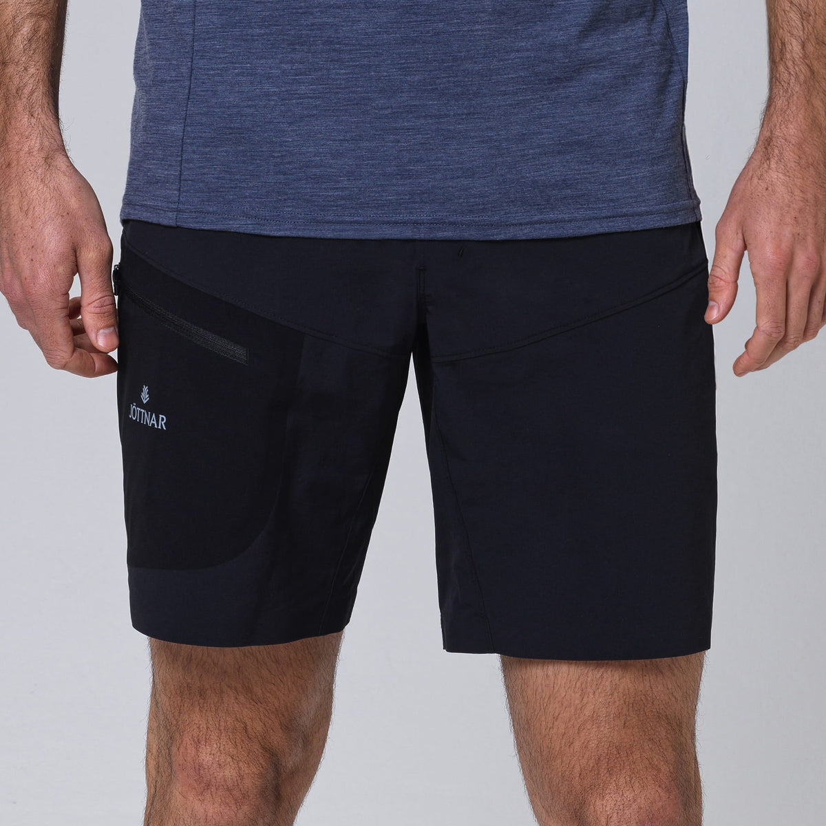 man:Bjarg Men's Black Softshell Short