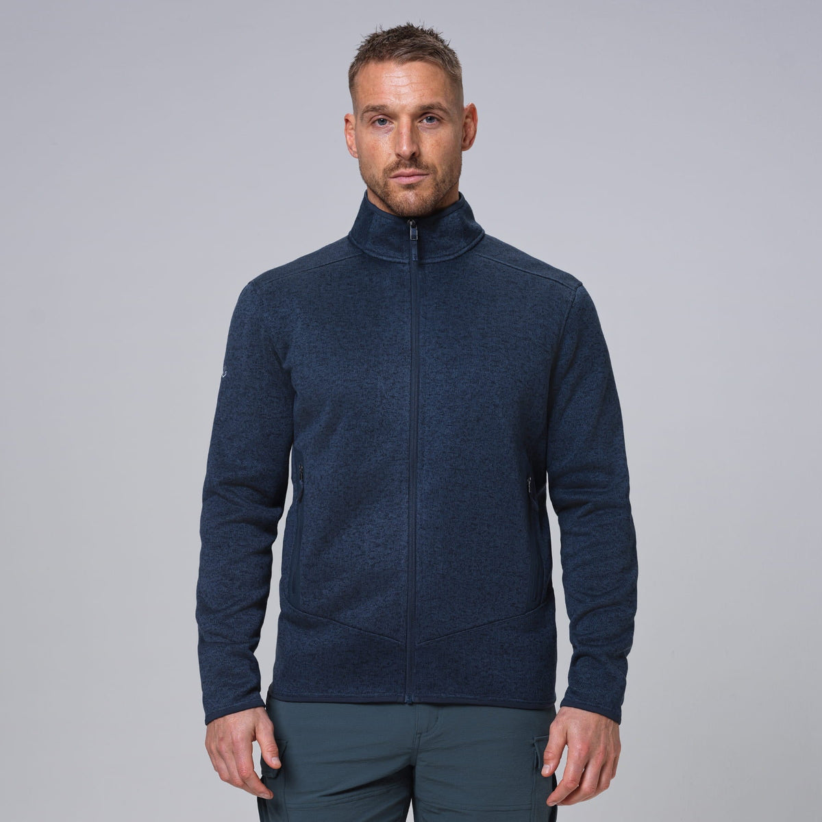 man:Njorunn Eclipse Marl Full Zip Fleece