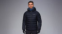 man:Thorne Black Men's Toughened Goose Down Jacket