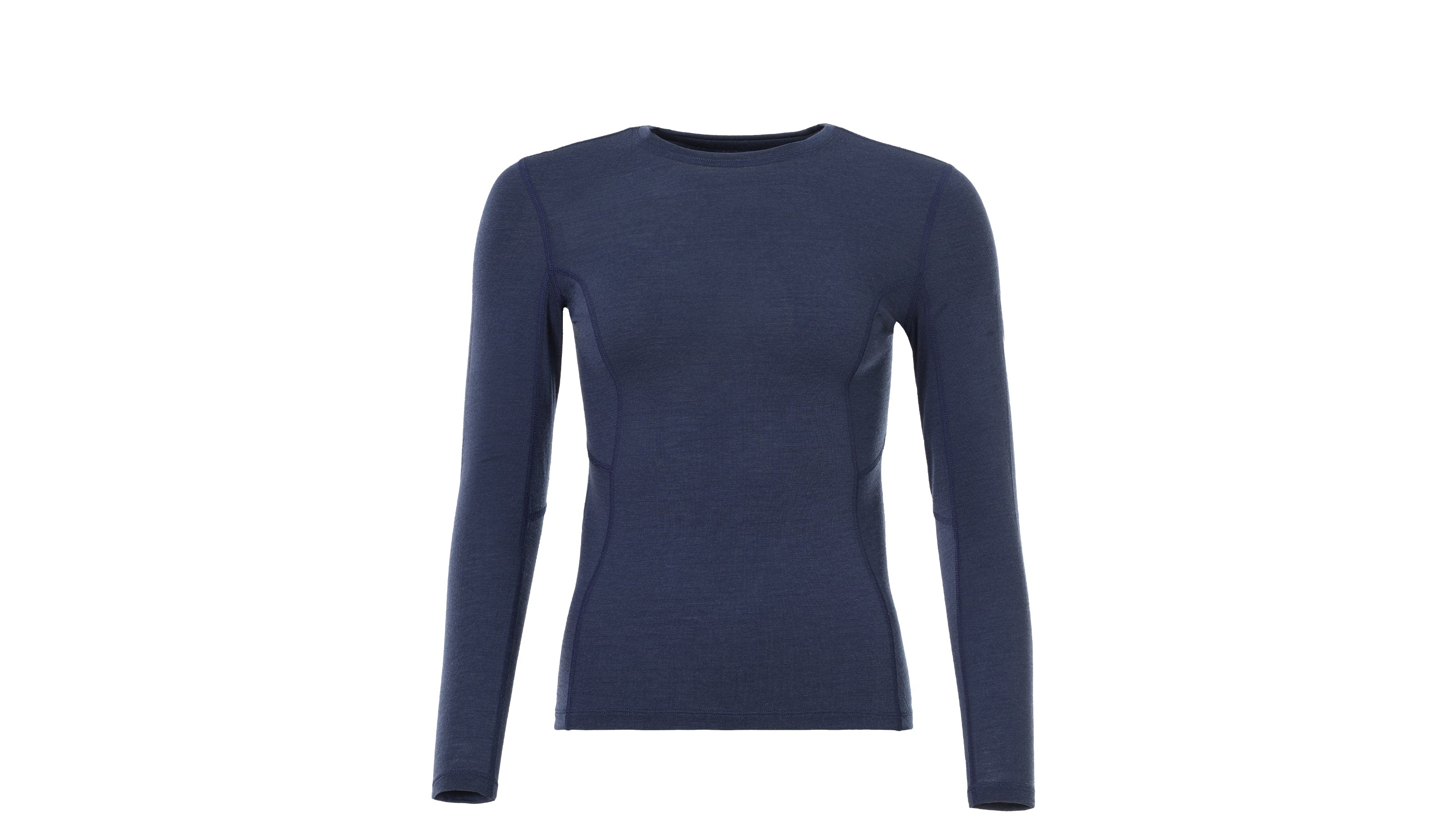 Women's 100% Merino Wool Base Layer Long Sleeve Crew Neck Shirt 190 GS